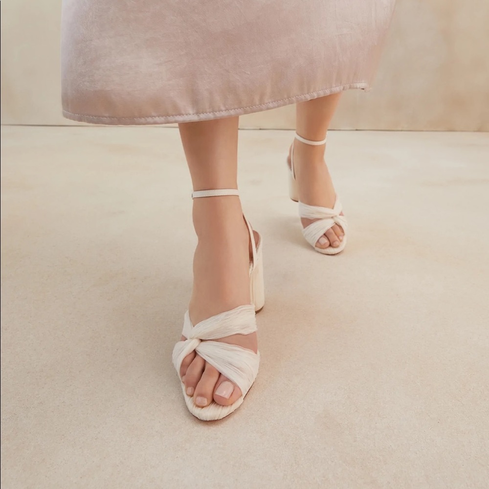 Loeffler Randall Reed Pearl Pleated Twist Heel